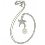 Mikimoto White South Sea Cultured Pearl Starfish Necklace  Mikimoto