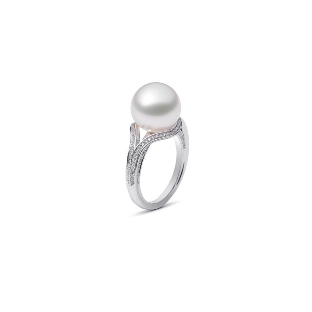 Mikimoto White South Sea Pearl Ring  Mikimoto