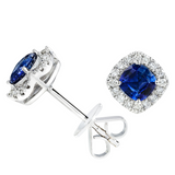 Sapphire Diamond Earrings  CH Collection