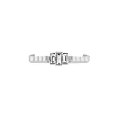 Gucci Link to Love Baguette Diamond Ring  Gucci Jewelry