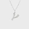 Letter "Y" Diamond Necklace CH Collection