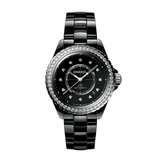 CHANEL J12 Diamond Bezel Watch, Calibre 12.1, 38 mm