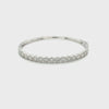 Round Diamond Halo Bangle CH Collection