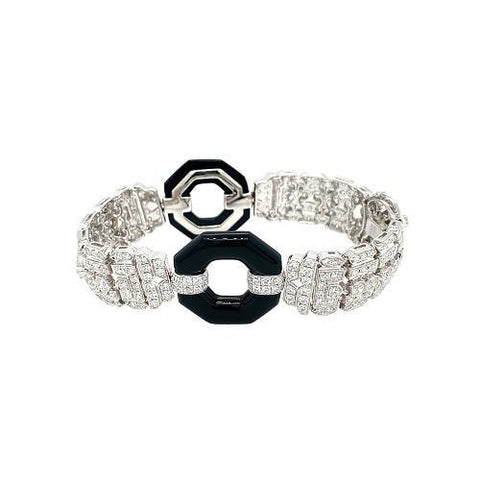 Diamond and Onyx Bracelet  CH Collection