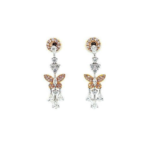 Diamond Butterfly Earrings  CH Collection
