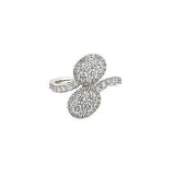Diamond Bypass Ring