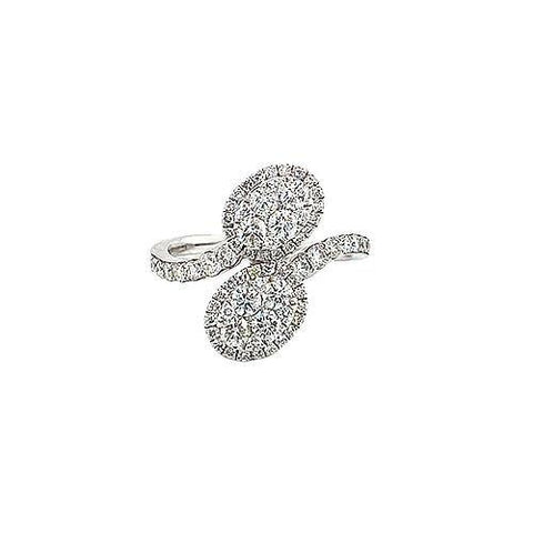 Diamond Bypass Ring