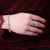 Diamond Bypass Ring