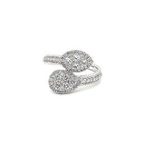 Diamond Bypass Ring