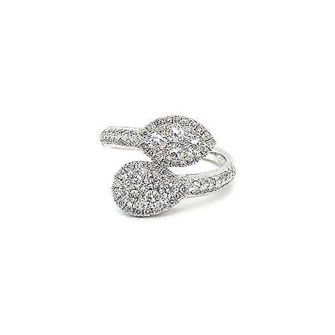 Diamond Bypass Ring