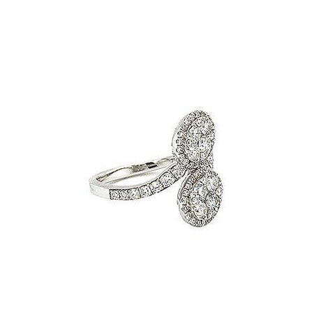 Diamond Bypass Ring