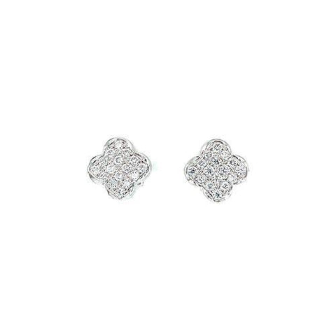 Diamond Clover Earrings  CH Collection