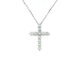 Diamond Cross Pendant and Chain