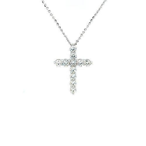 Diamond Cross Pendant and Chain