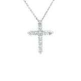Diamond Cross Pendant and Chain