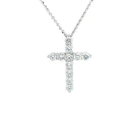 Diamond Cross Pendant and Chain