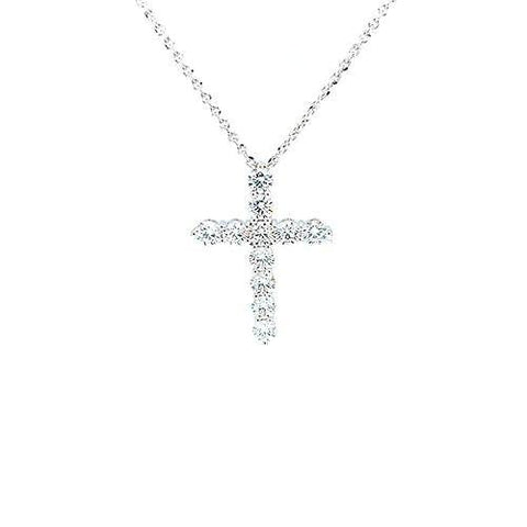 Diamond Cross Pendant and Chain