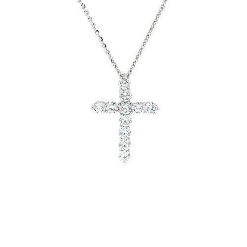 Diamond Cross Pendant and Chain