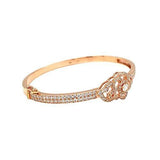 Diamond Flower Bangle