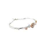 Diamond Flower Bangle  CH Collection