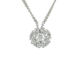 Diamond Flower Necklace