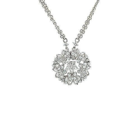 Diamond Flower Necklace
