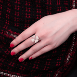 Diamond Flower Ring