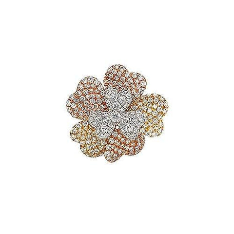 Diamond Flower Ring