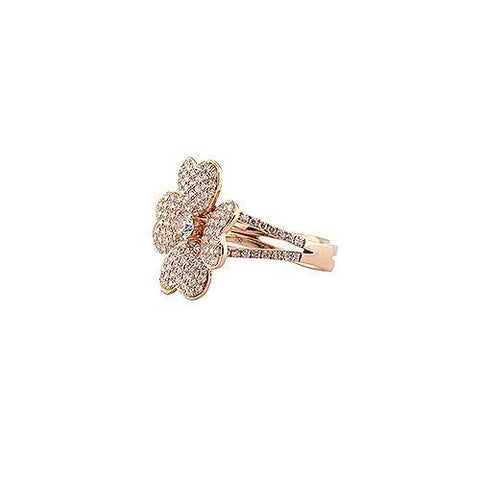 Diamond Flower Ring
