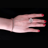 Diamond Flower Ring