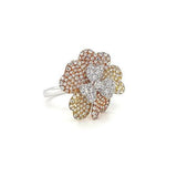Diamond Flower Ring