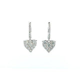 Diamond Heart Earrings