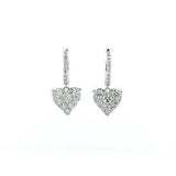 Diamond Heart Earrings  CH Collection