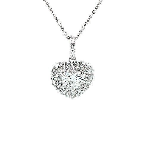 Diamond Heart Necklace  CH Collection