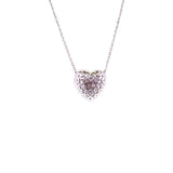 Diamond Heart Pendant and Chain