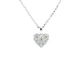 Diamond Heart Pendant and Chain