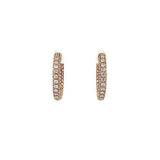 Diamond Hoop Earrings