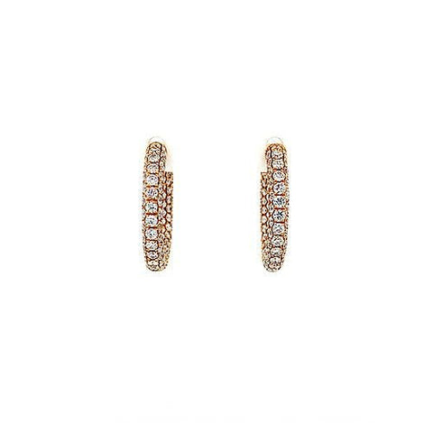 Diamond Hoop Earrings