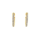 Diamond Hoop Earrings
