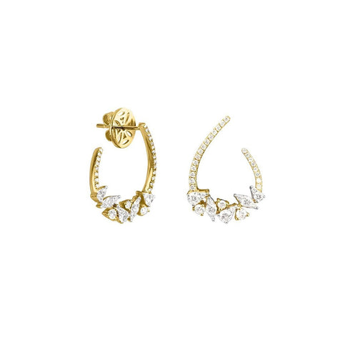 Diamond Hoop Earrings