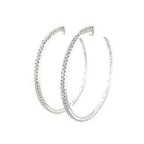 Diamond Hoop Earrings