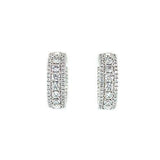 Diamond Hoop Earrings