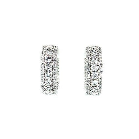 Diamond Hoop Earrings