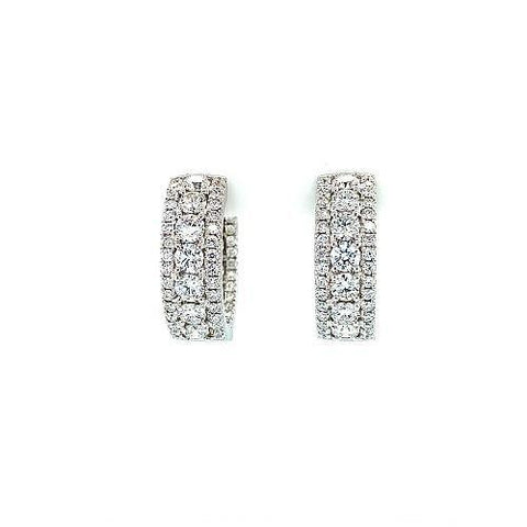Diamond Hoop Earrings