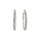 Diamond Hoop Earrings
