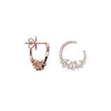 Diamond Hoop Earrings