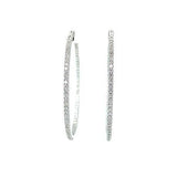 Diamond Hoop Earrings