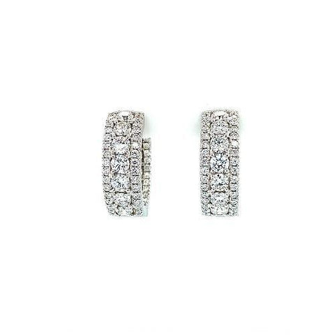 Diamond Hoop Earrings  CH Collection