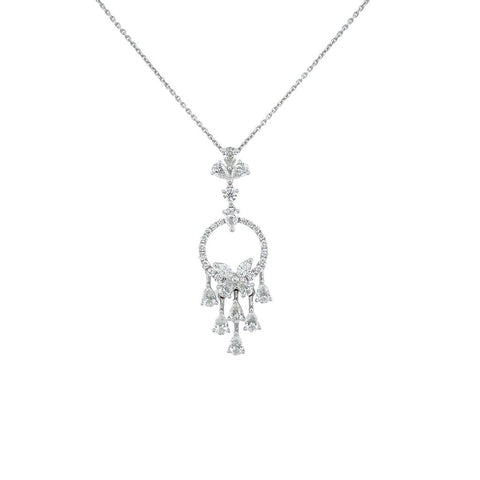 Diamond Pendant and Chain