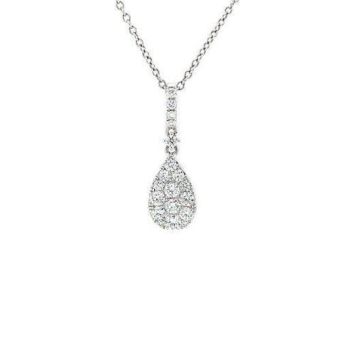 Diamond Pendant and Chain